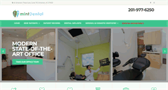 Desktop Screenshot of mintdentalhealth.com